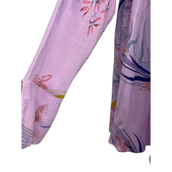 Free People Women Tunic Dress Size Large L Floral Cold Shoulder Long Sleeve EUC - Picture 5 of 8